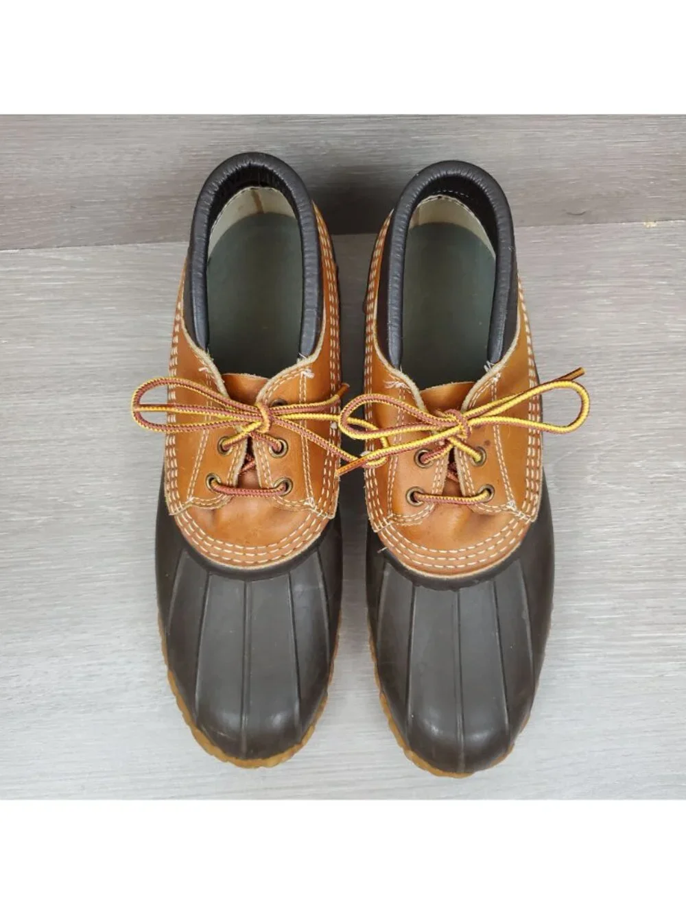 L. L. Bean vintage men's leather low bean boots